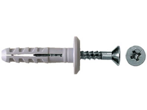 Fischer 15903, Ruuvi- ja seinätulppasarja, Tiili, Betoni, Phillips-ruuvimeisseli, PZ3, 40 mm, 8 mm