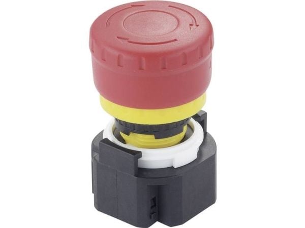 IDEC XA1E-BV313R nödstoppknapp självövervakande 250 V/AC 3 A, 3 x brytkontakt, 1 x slutkontakt (1 st)