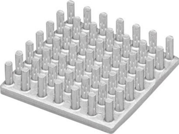 Fischer Elektronik ICK S 10 x 10 x 12,5 Jäähdytyselementit 26,3 K/W (L x S x K) 10 x 10 x 12,5 mm 10 x 10 x 12,5 mm
