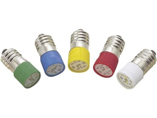 Barthelme 70113192 LED-signallampe Hvit E10 6 V/DC, 6 V/AC 2,2 lm