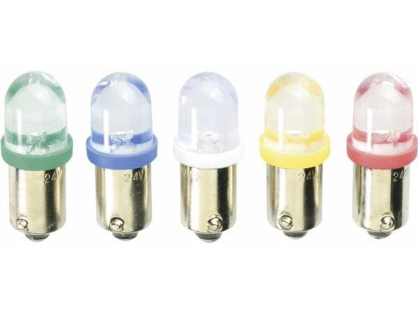 Barthelme LED-merkkivalaisin BA9s Lämmin valkoinen 24 V/DC, 24 V/AC 59092426