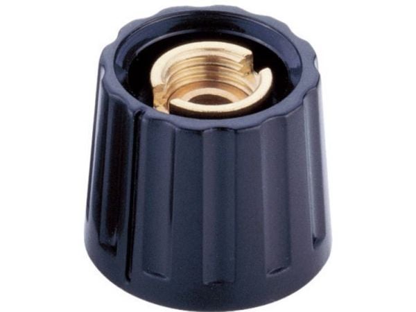 Mentor 332.6 332.6 Nuppi Musta (Ø x K) 20 mm x 15 mm 1 kpl