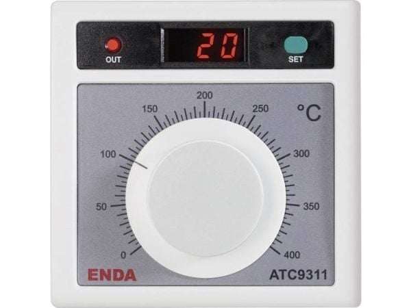 Enda ATC9311-FE-400-230 Lämpötilansäädin J 0 - +400 °C Rele 2 A (L x S x K) 50 x 96 x 96 mm 50 x 96 x 96 mm