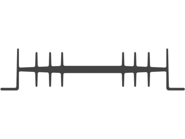 Fischer Elektronik SK 01 75 SA-CB Jäähdytyselementit 2,3 K/W (L x S x K) 75 x 111 x 26 mm (L x S x K) 75 x 111 x 26 mm)