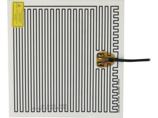 Thermo TECH Polyesteri Lämpökalvo itseliimautuva 230 V 10 W Suojausluokka IPX4 (L x S) 210 mm x 205 mm