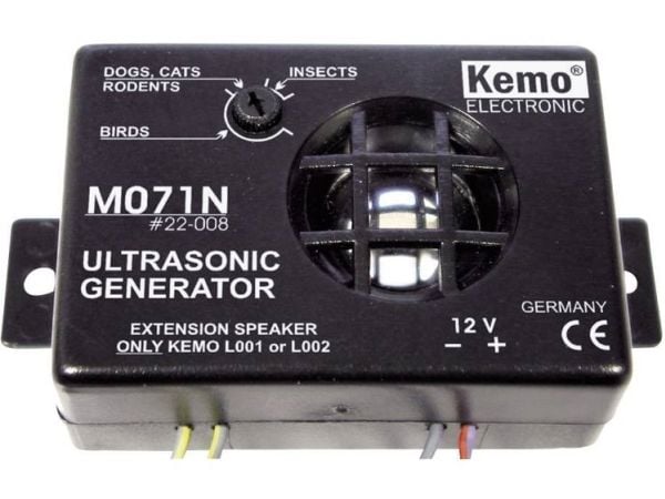 Kemo M071N Eläinten valvonta; Toimintatyyppi Monitaajuus Tehoalue 30 m² 1 kpl