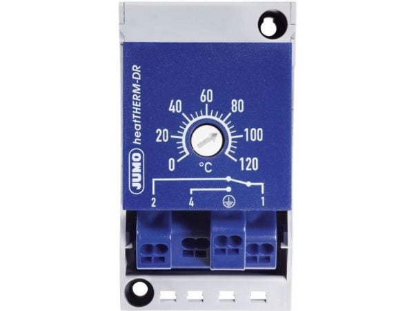 Jumo 603070/0002-7 Lämpötilavahti 0-120 °C Rele 16 A