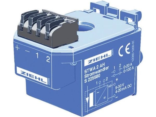 Ziehl STWA 1 AH Virtamuuntaja 0-15 A