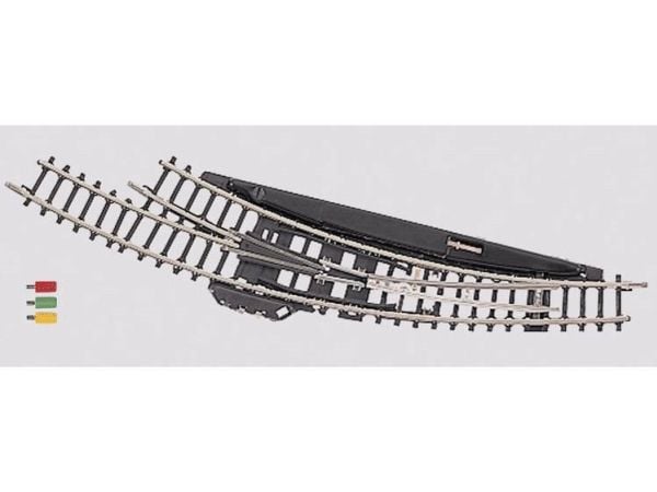 Märklin Electric Right Curved Turnout, 15 år, Svart, Gult