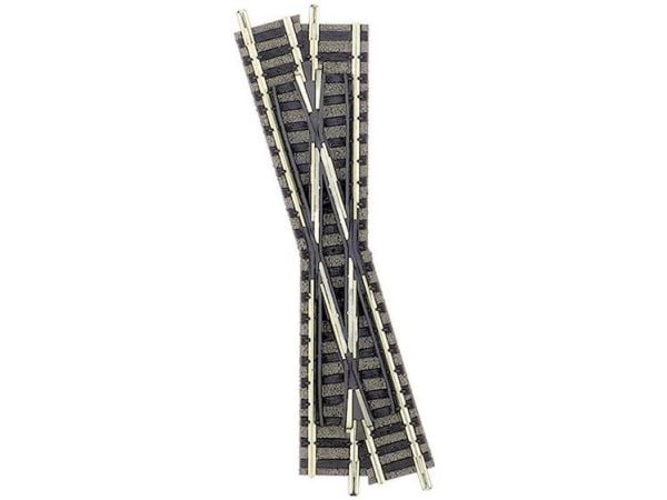Fleischmann piccolo 9162 N (med ballast) kryss, venstre 111 mm 15°