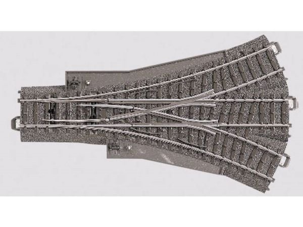 Märklin Three-Way Turnout, HO (1:87), Grå, 1 stykker
