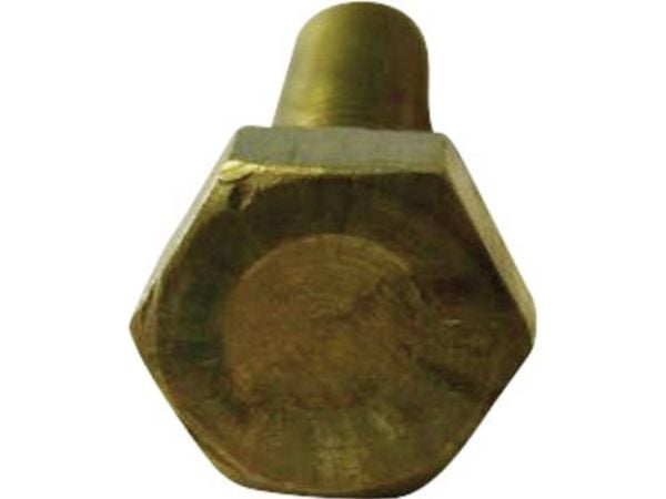 TOOLCRAFT 216291 sekskantskrue M2 10 mm utvendig sekskant DIN 933 messing 10 stk