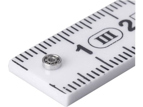 Reely Pienoiskuulalaakeri Kromiteräs Sisähalkaisija: 2 mm Ulkohalkaisija: 6 mm Nopeus (max): 85000 rpm