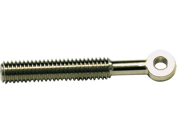 Modelcraft 10258/AS-M3 messing øyebolt med utvendig gjenger M3 23 mm 4 stk