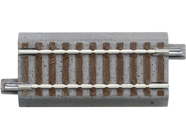 H0 Roco geoLINE (med ballast) 61112 rett spor 76,5 mm 6 stk