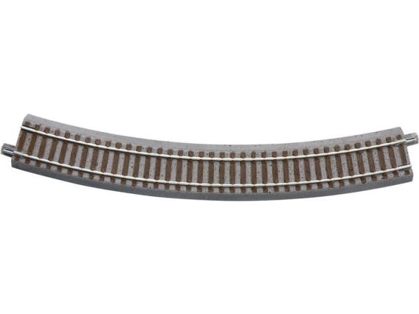 61128 H0 Roco geoLINE (med ballast) buet spor 22,5° 502,7 mm