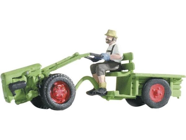NOCH Two Wheel Tractor, HO (1:87), Grønn