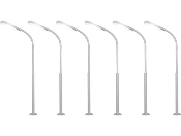 Viessmann Modelltechnik H0 halvbuet lygtemast enkel ferdig modell 60906 (1 sett)