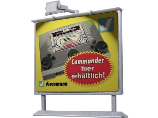 Viessmann Modelltechnik 6336 H0 reklameskilt med LED, ferdig modell
