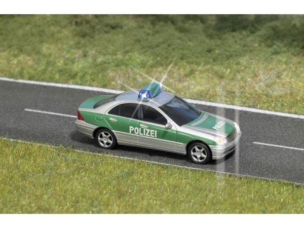 Busch 5630 H0 Mercedes Benz MB C-klasse politibil (Busch)