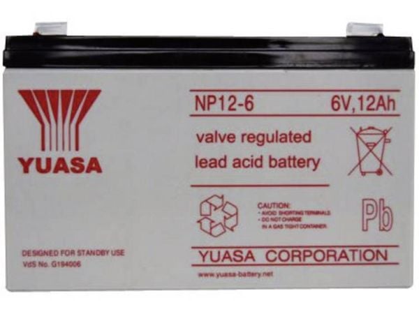 Yuasa Yuasa Yuanp12.6 Np12-6 Diy
