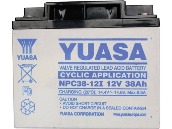 Yuasa blybatteri NPC 38 - 12