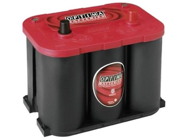 Optima Batteries RTR4.2 8032510008882 blybatteri 12 V 50 Ah blyfleece 254 x 200 x 172 mm konuspol vedlikeholdsfritt