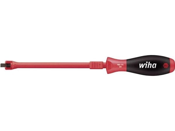 Wiha 398SF 6,0x175 skrutrekker til verksted, klinge-bredde: 6 mm, klinge-lengde: 175 mm