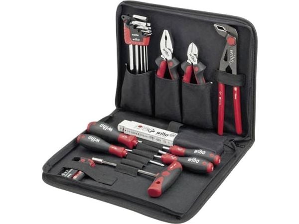 Wiha 36390, Sort, Rød, 330 mm, 270 mm, 60 mm, 2,57 kg, 31 verktøy