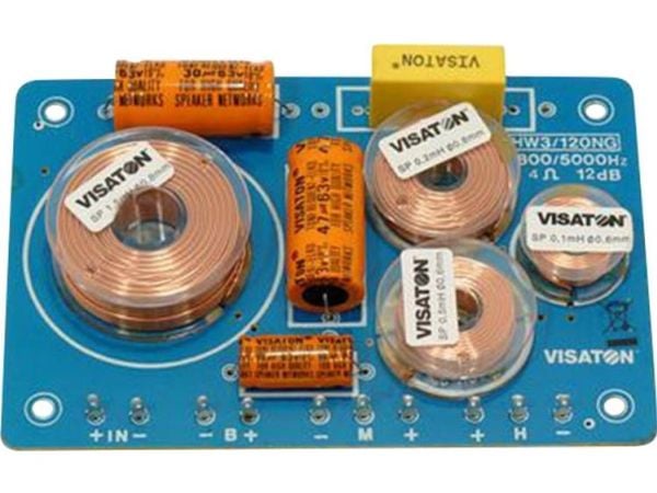 Visaton HW 3/120 NG, 3-veis systems, 100 W, 160 W, 4 O, 800 - 5000 Hz, 12 dB/oktav