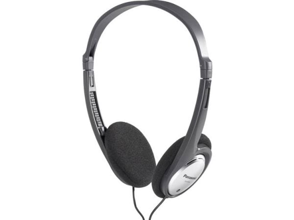 Panasonic RP-HT030E-S - Hodetelefoner - on-ear - kablet - 3,5 mm jakk - sølv