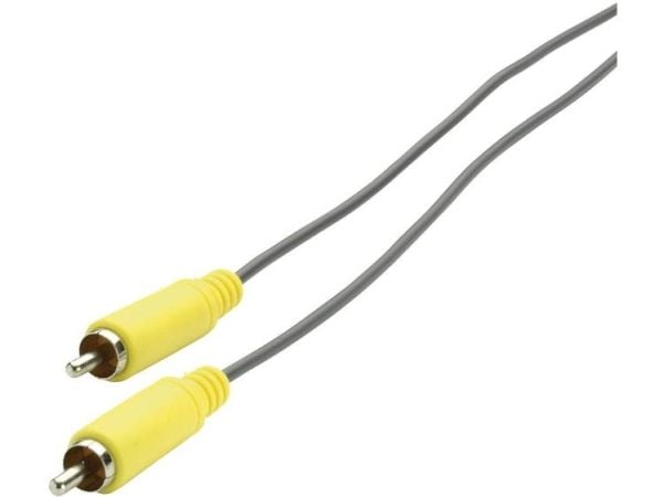 SpeaKa Professional SP-1300788, RCA, Hankjønn, RCA, Hankjønn, 3 m, Grå, Gult