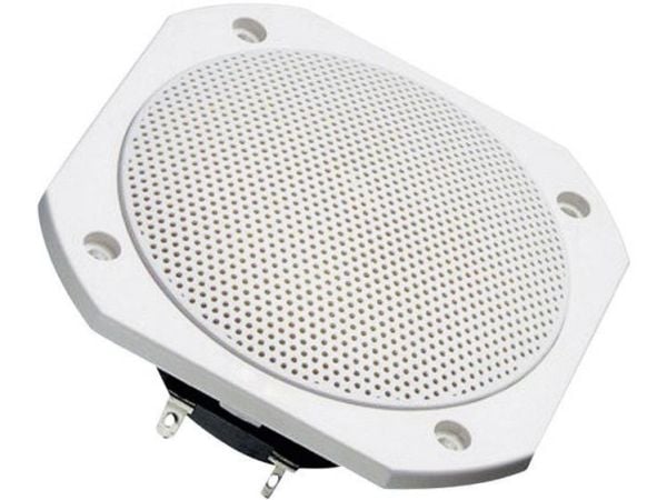 Visaton VS-FRS10WP/4W, 25 W, 50 W, 4 O, 90 - 19000 Hz, Hvit, 115 mm