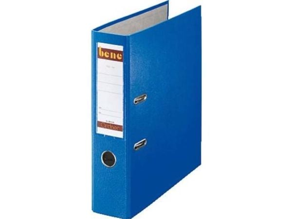 Bene 291400BL, A4, Sponplate, Kartong, Papir, Plast, Blå, 600 ark, 80 g/m², 8 cm