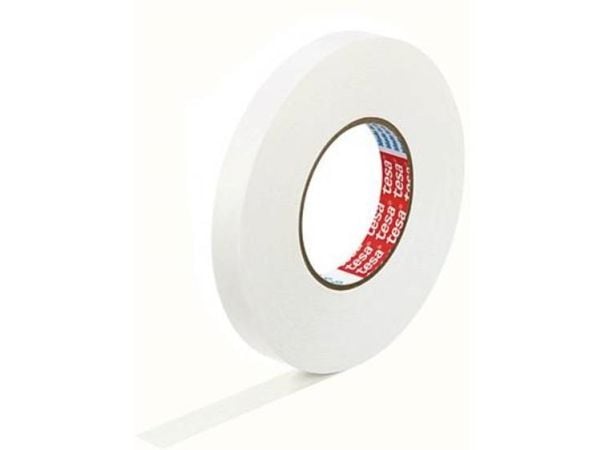 tesa vevteip, 19 mm x 50 m, hvit værbestandig, rivesikker (kan rives for hånd) (57230-00001-01)