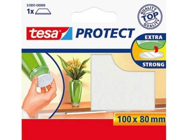 TESA Protect, Valkoinen, Suorakulmainen, 100 mm, 80 mm, 1 kpl