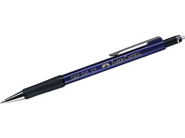 Faber-Castell GRIP 1345 - Mekanisk blyant - 0.5 mm - fin - retraktil - med viskelær