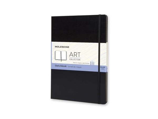 Moleskine-taidekirja A4 musta