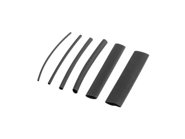 Lanberg ORG01-ST100B, Varmekrympeslange, Svart, 10 cm, 100 stykker, Boks