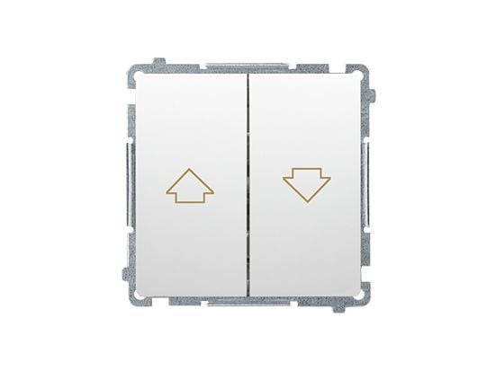 Kontakt-Simon BMZ1.01/11, Valkoinen, IP20, IP44, 250 V, 10 A, 75 mm, 41 mm