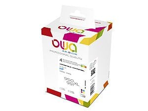 OWA - 4-pack - svart, gul, cyan, magenta - kompatibel - blekkpatron (alternativ for: HP 950XL, HP 951XL) - for HP Officejet Pro 251dw, 276dw, 8100,...