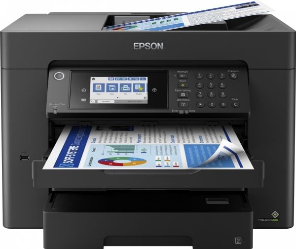 Epson WorkForce Pro WorkForce WF-7840DTWF, Mustesuihku, Väritulostus, 4800 x 2400 DPI, Väriskannaus, A3, Musta