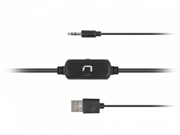 NATEC COUGAR, 2.0 kanaler, Ledningsført, 6 W, 80 - 20000 Hz, Sort