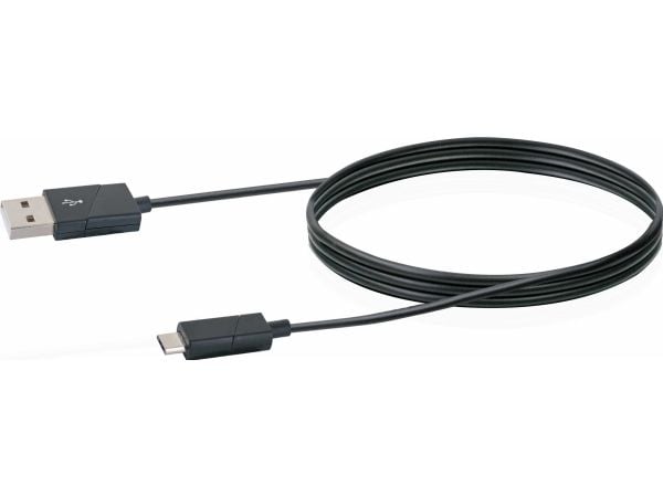 Schwaiger Power4You Ultimate - USB-kabel - USB (P) rotating til Micro-USB type B (P) rotating - USB 2.0 - 1.2 m - rund - svart