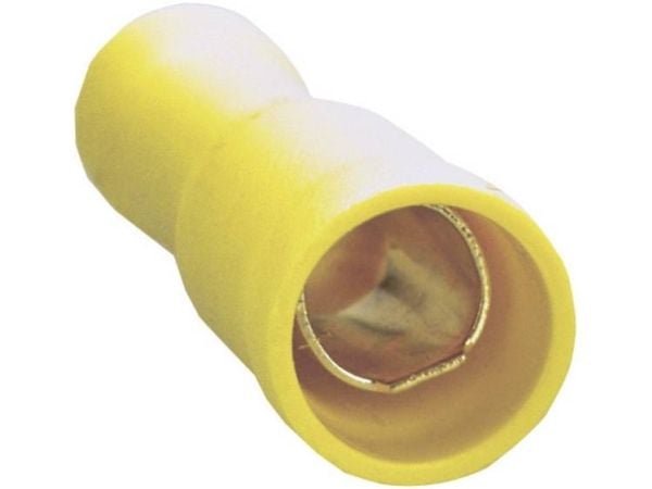 Sinuslive bil-HiFi rundtstifthylster sett med 10 stk. 6 mm² 6 mm forgylt