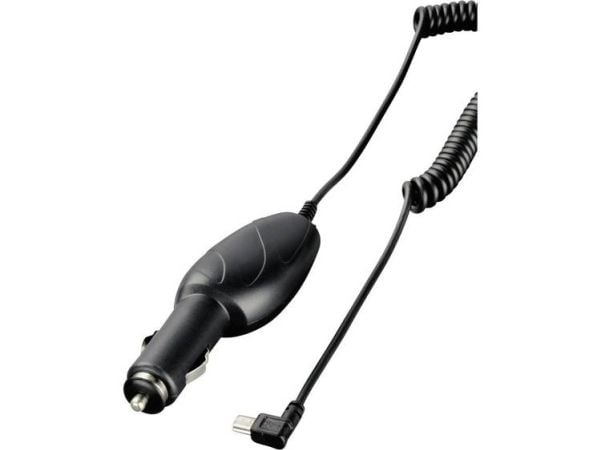 Hama USB Charger, Auto, 5 V, 1 A, Musta