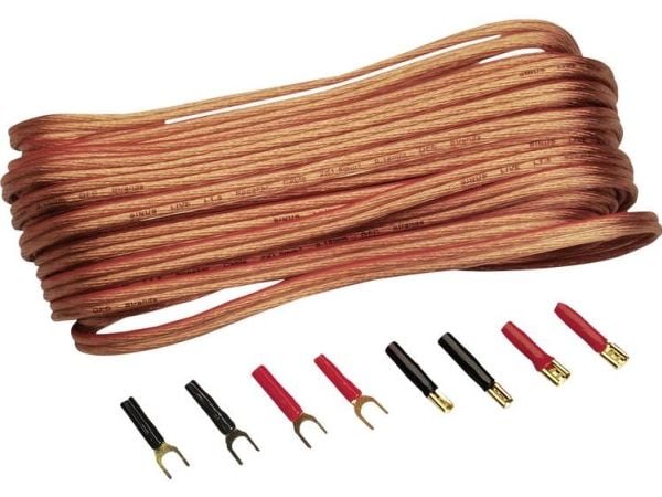 Sinuslive Car HiFi-kaiutinkaapelisarja 2 x 1,5 mm² 10,00 m sis. pistokkeen