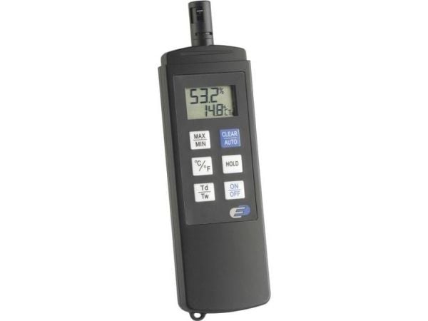 TFA-Dostmann 31.1028, Svart, Innendørs hygrometer, Innendørs termometer, Plast, 0 - 99 %, 3 %, 0,5 °C