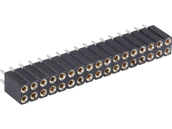 BKL Electronic 10120809, PCB-liitin, 1 kpl, Muovi, Termoplastinen, Musta, 10 mm, 5,08 mm