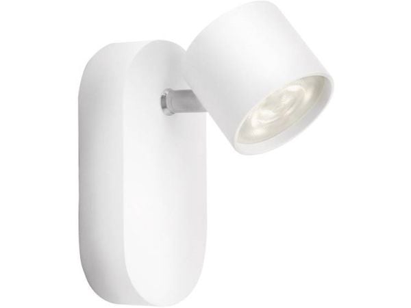 Philips myLiving - Vegglampe - LED - 4 W - varmt hvitt lys - 2700 K - hvit
